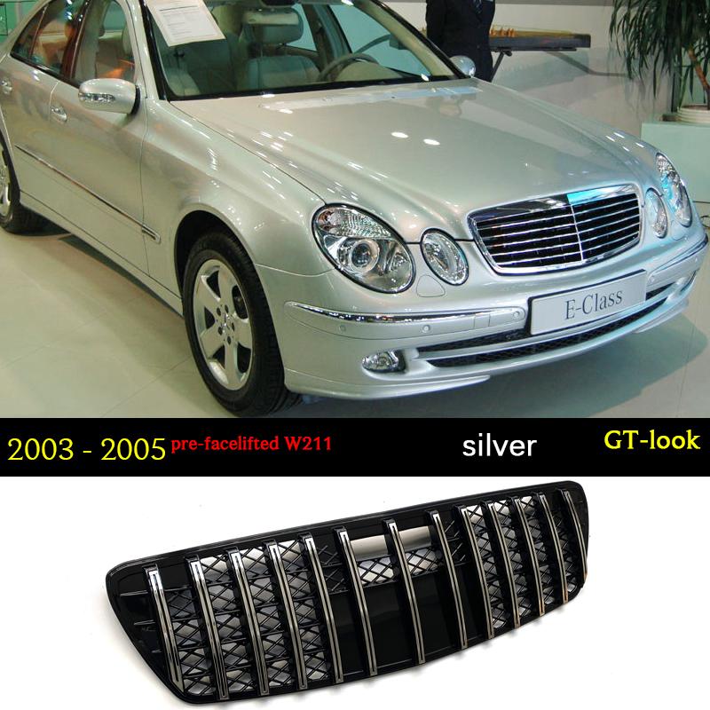 Решетка переднего бампера GT Panamericana для 2003-2008 Mercedes E Class W211 S211 E200 E230 E240 E270 E280 E320 E350 E420 E400 E500