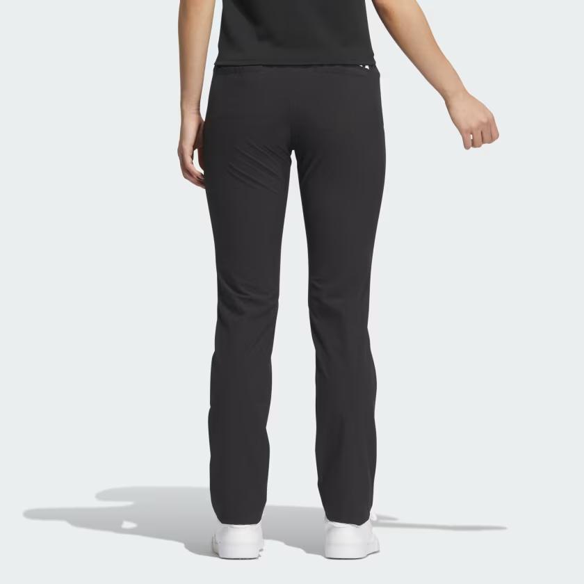 adidas Спортивные спортивные брюки с логотипом для гольфа, прямые трикотажные брюки, женские брюки, черные IN6580