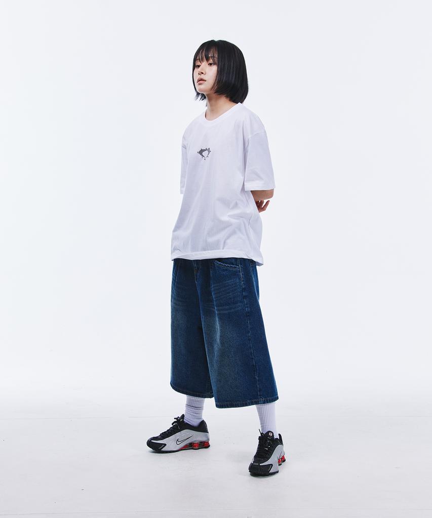 SCALLYWAG Big Bermuda Denim Shorts [Indigo]