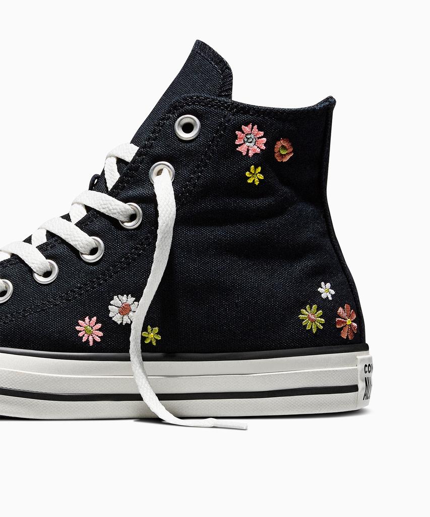 Converse Кеды Chuck Taylor All Star с вышивкой цветов, черные, A16902C