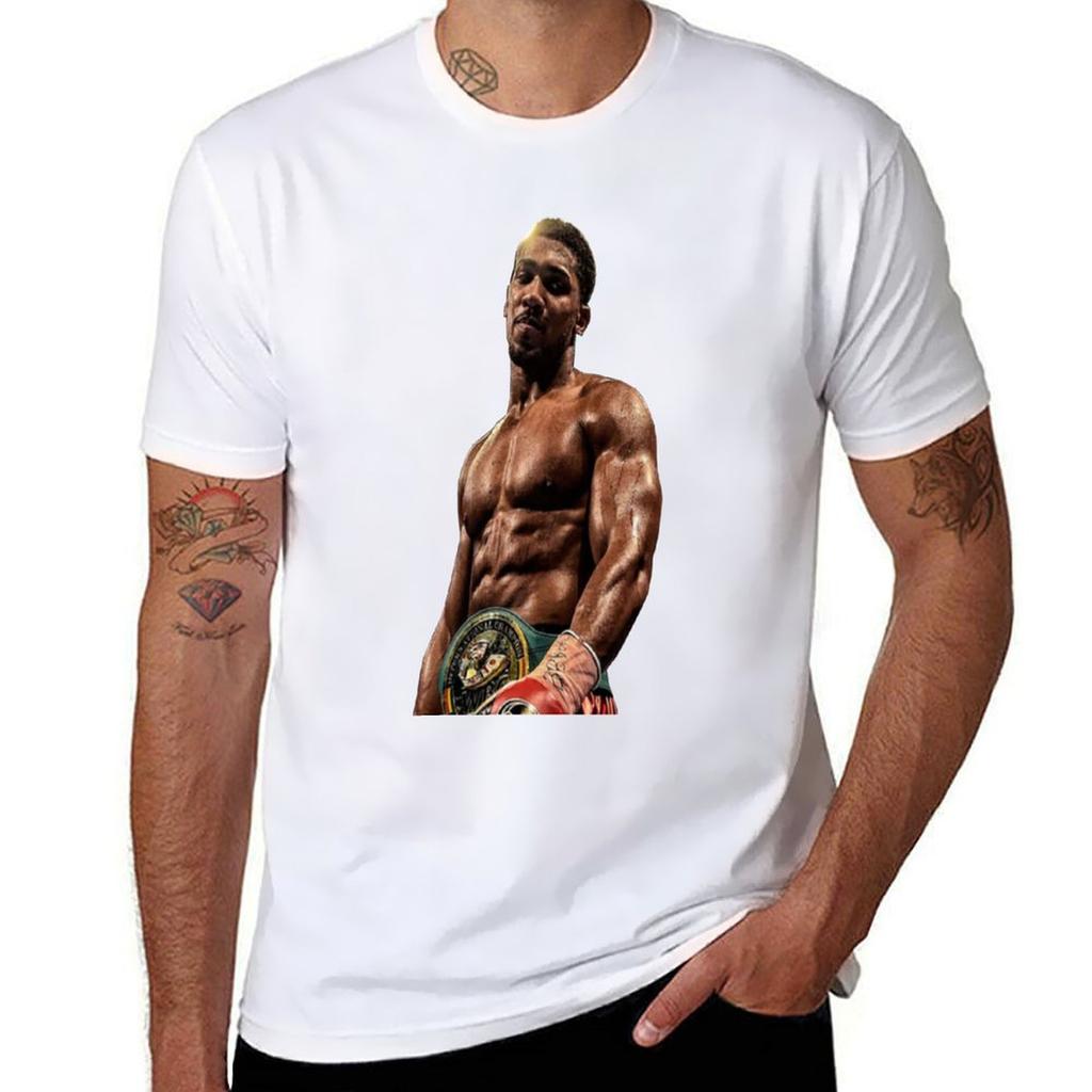 Anthony Joshua Heavyweight Boxer Boxing Tshirt Classic Graphic Short Sleeve Top Tshirt