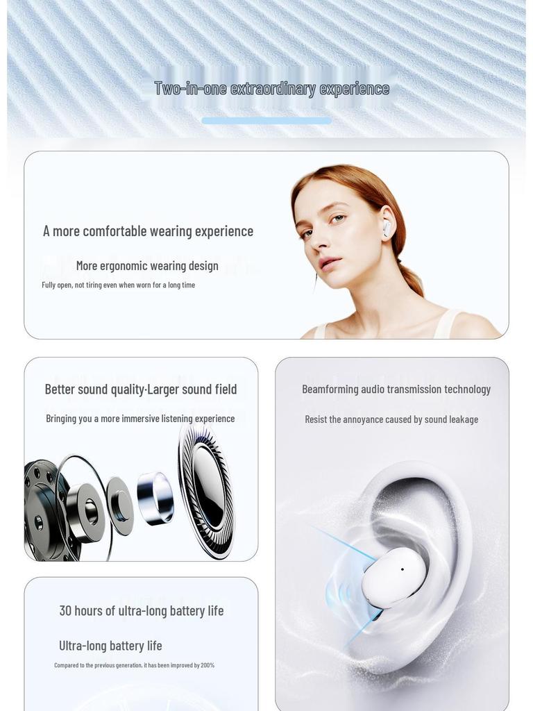 Спортивные Bluetooth-наушники Q8: Шумоподавление, Внутриканальные, Hi-Fi Звук, Увеличенное Время Работы от Батареи