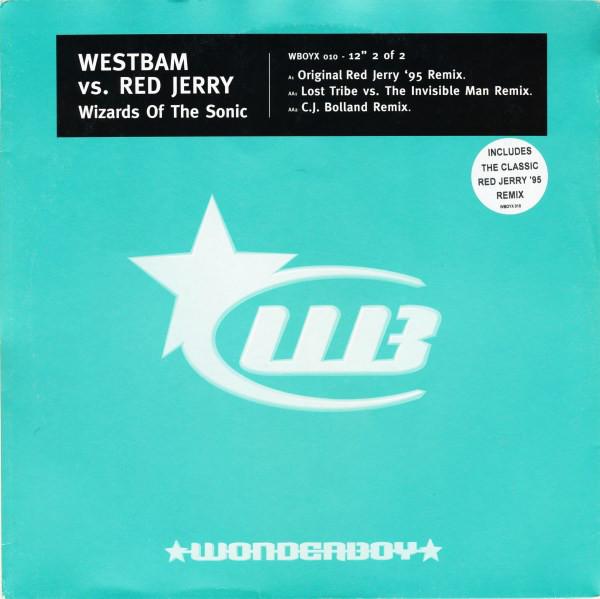 12-дюймовая пластинка WESTBAM RED JERRY Wizards Of The Sonic WBOYX010 Wonderboy 1998 UK Dance Electronica Б/у