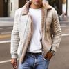 Men's New Faux Fur Warm Jacket Coat
