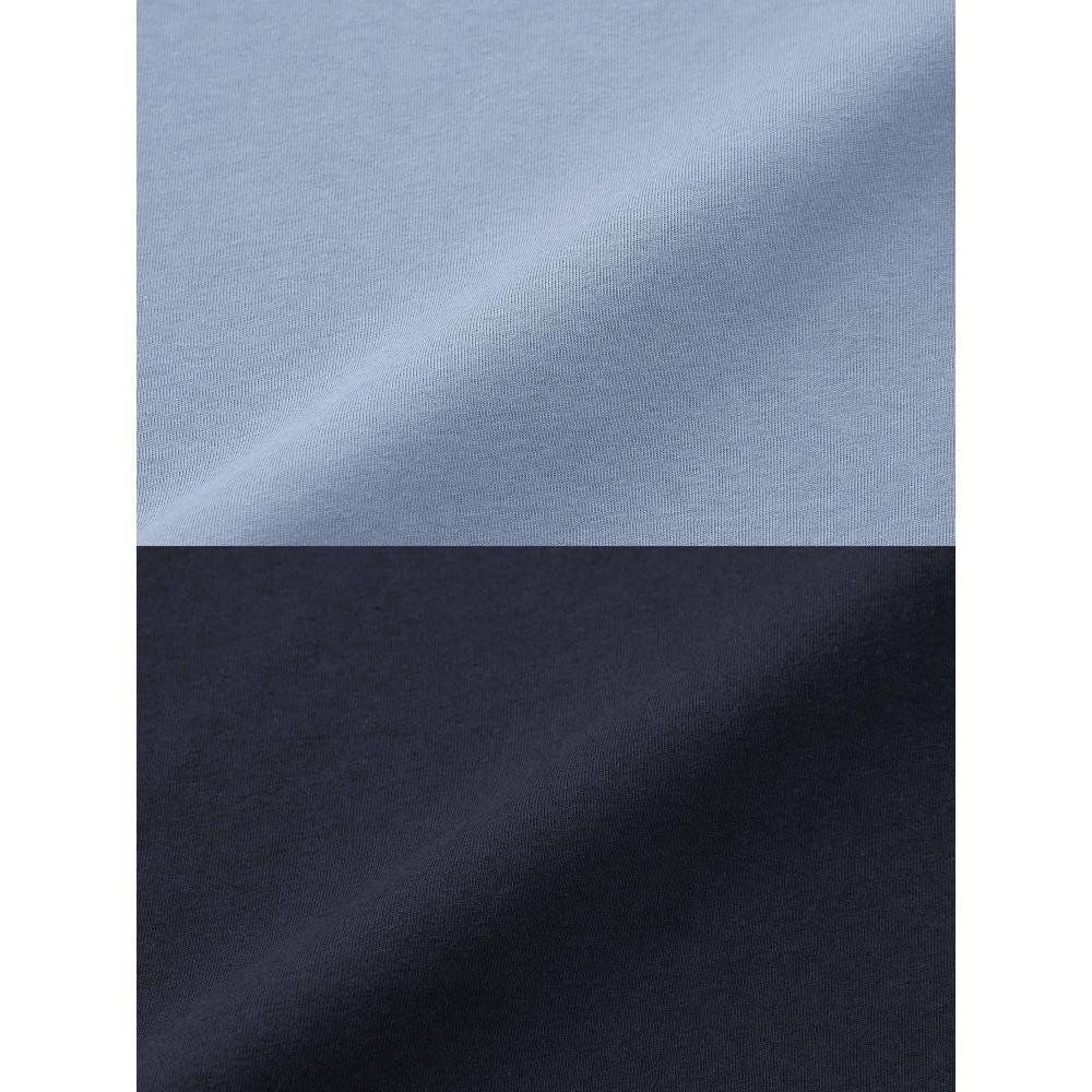 GU by Uniqlo Комплект из хлопка и цветных шорт с коротким рукавом 