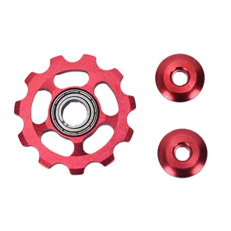 1 шт. сверхлегкий алюминиевый сплав велосипедный подшипник опорное колесо шкивы заднего переключателя передач