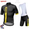 Mavic Mens Cycling Jersey Bib Shorts Set Breathable Road Bike Apparel Outdoor Ride