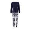 Christmas Prints Family Matching Long Sleeve Tops+Pants Set Family Matching Sets