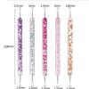 Rhinestone Double-Ended Nail Art Dotting Pen Set - 5 Pieces
