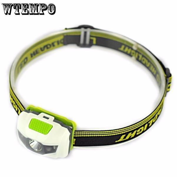 Ultra Light Waterproof Double Lamp Beads LED Red Warning Light Outdoor Sports Headlights for Mountain Climbing and Fishing Owl Headlights