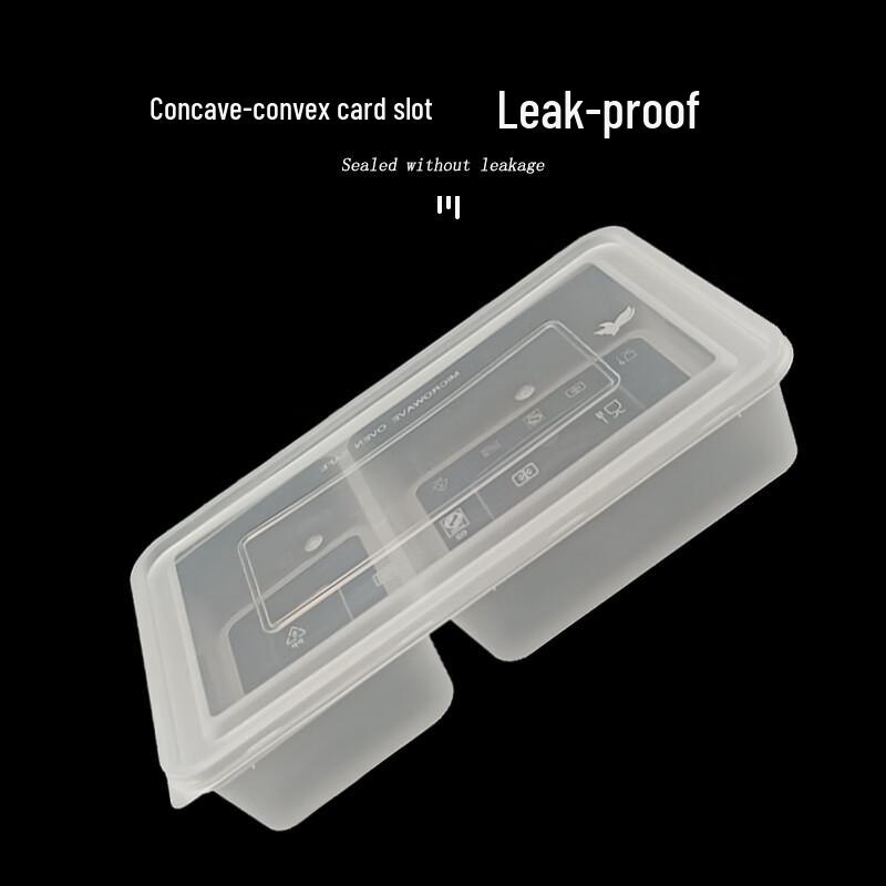 Disposable 2-Compartment Meal Box