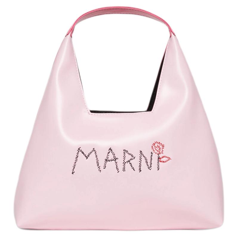 Marni Diamond Logo Top Handle Synthetic Leather Tote Bag Kids tote bag Pink M01478M00TK0M347