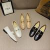 Muller Shoes Leather Loafers Flat-bottomed Lazy Single Shoes 2025 Autumn New British Style One-pedal Women's Shoes Small Leather Shoes