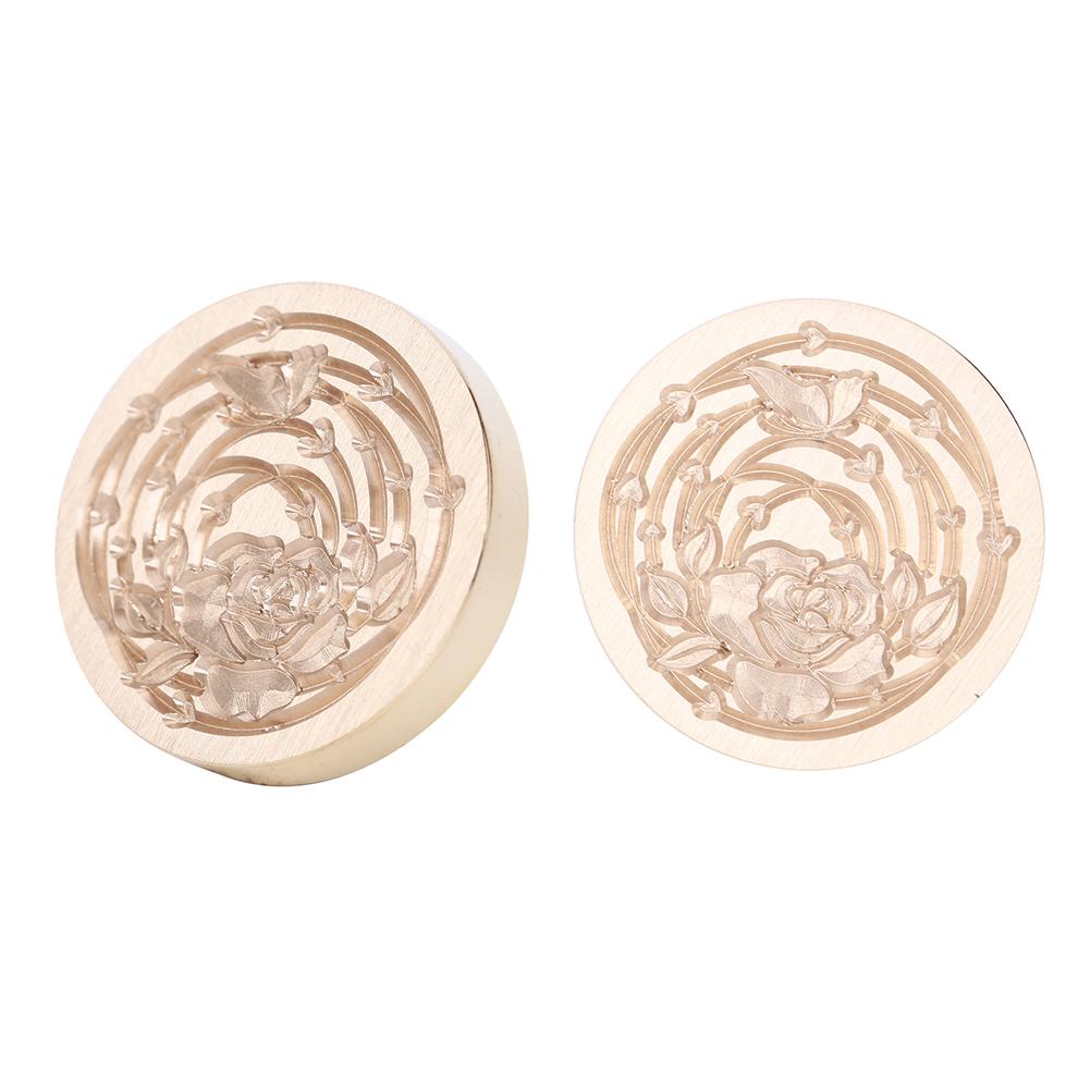 Розарий Ретро печать сургучная печать головка огненная краска для приглашения подпись