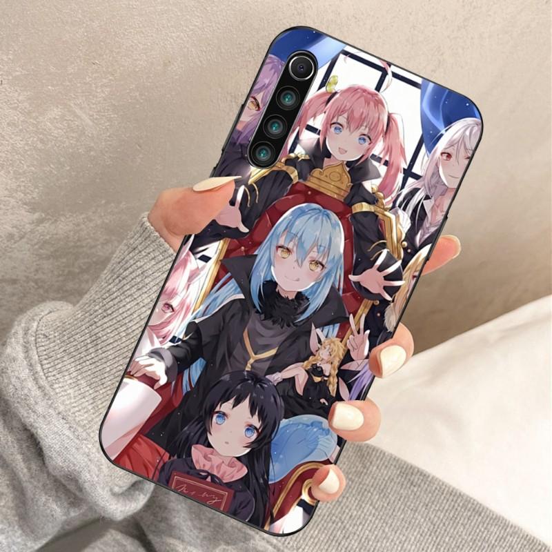 Чехол для телефона Rimuru Anime для Xiaomi Redmi Note 11 10 9T 8 7 Pro Redmi 10 9 9A 9C 8 7 6, мягкий черный чехол для телефона