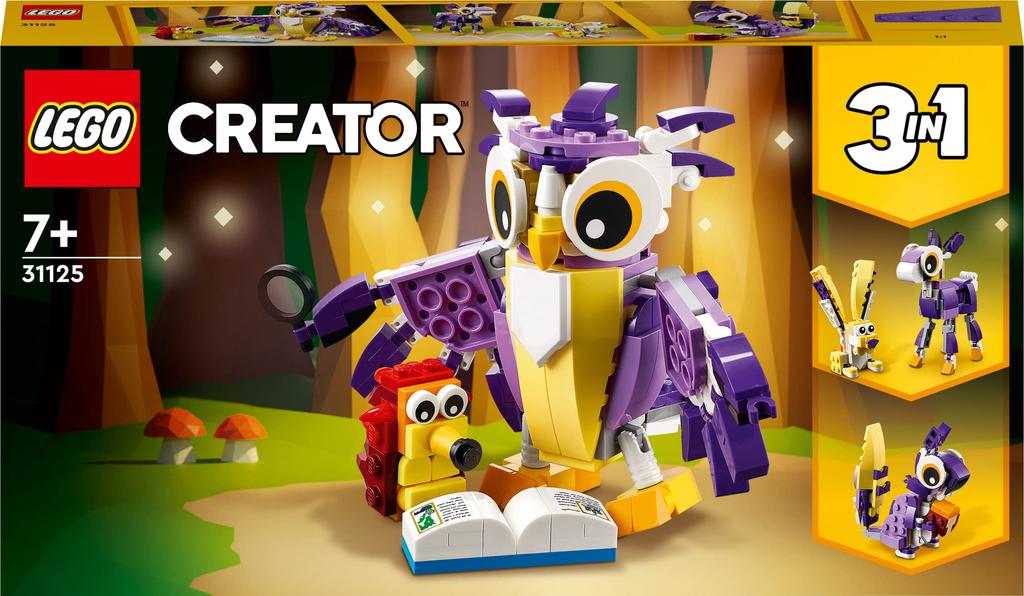 LEGO Creator Чудесные животные 31125 Игрушечные блоки Подарок Животные Мальчики и девочки Возраст 7 лет и старше