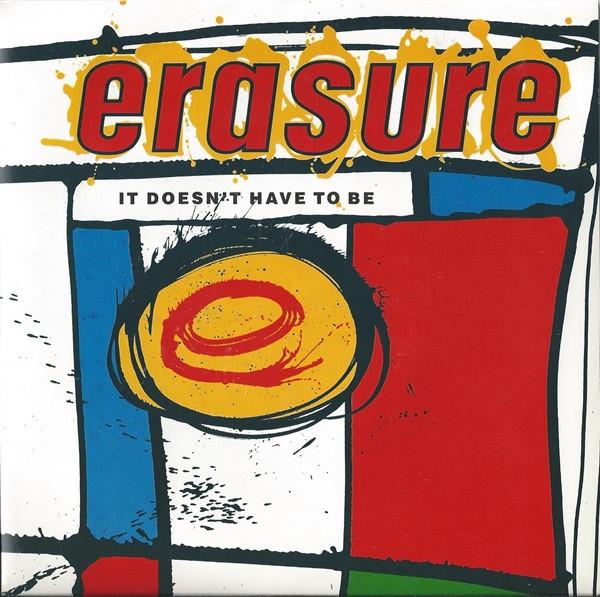 7-дюймовая пластинка ERASURE - It Doesn't Have To Be MUTE56 Mute 1987 UK Танцевальная и Электронная Б/У