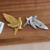 Stainless Steel Peace Dove Animal Brooches for Women Men Creative Classic Waterproof Clothing Brooches Party Jewelry Accessories