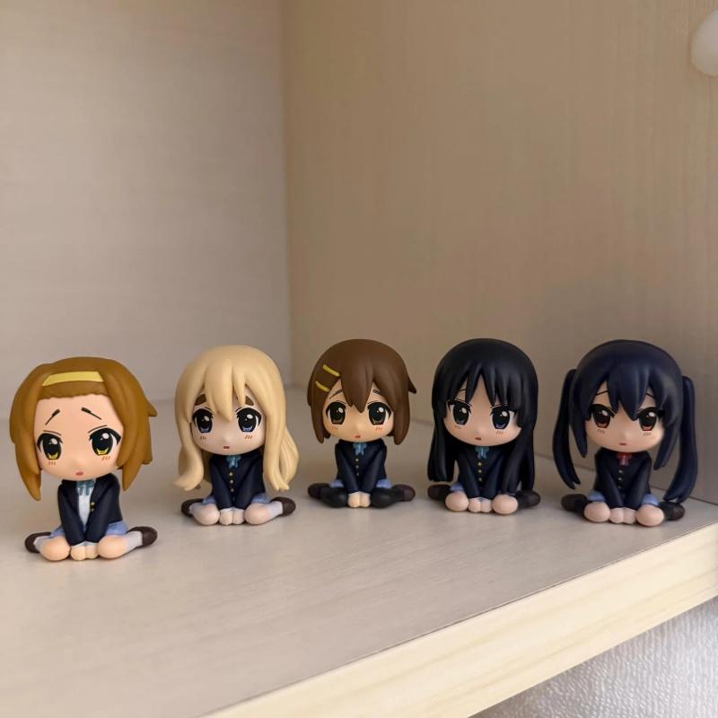 K-On Machibouke Серия Мио Акияма Азуса Накано Милая Поза на Коленях Настольный Декор Для Фанатов Аниме Коллекционный Подарок