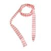 Women Scarf Striped Print Thin Long Scarf Harajuku Style Lightweight Breathable Cotton Scarf Girl Neck Wrap