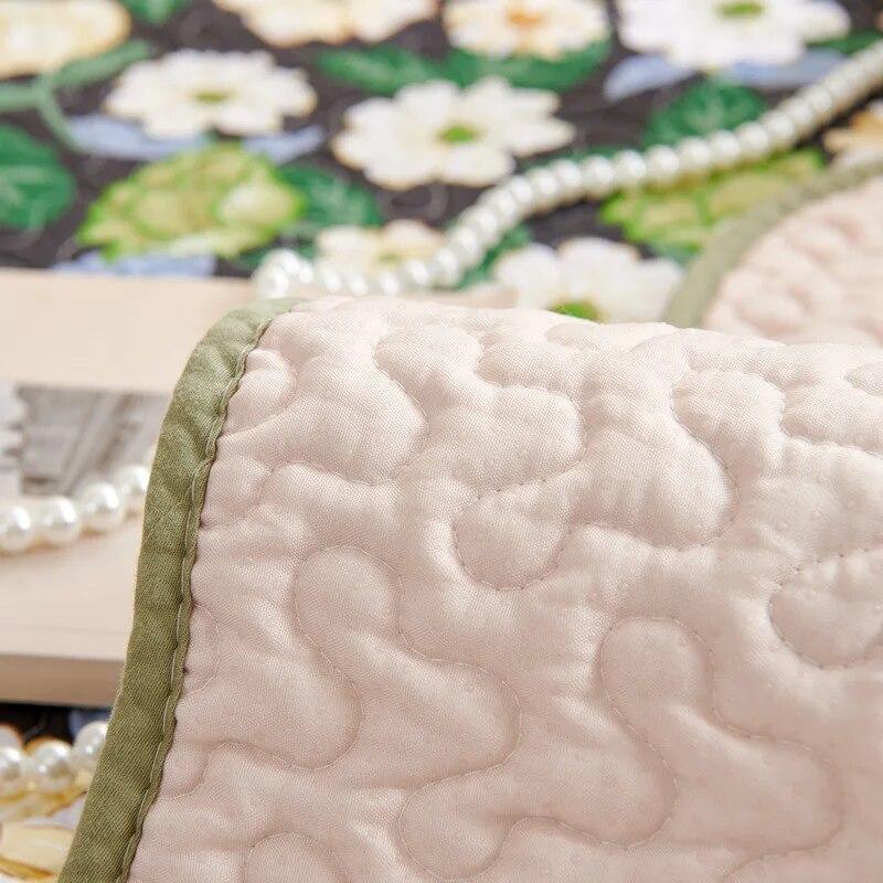 Чехол для дивана из чистой хлопчатобумажной ткани для гостиной, нескользящий чехол для дивана, универсальный чехол для четырех сезонов, коврик для дивана, подушка для дивана с принтом