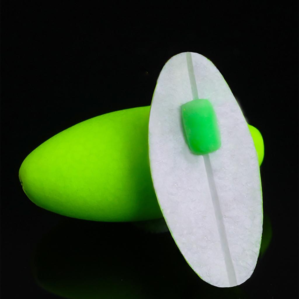 2Set Space BeansRubber Fishing Bobbers Stopper Oval Shape Float Stop Stoppers Space Bean Connectors Fishing Accessories