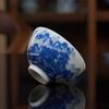 Ручная роспись Сине-белая керамическая чайная чашка Jingdezhen - Дизайн с пейзажем