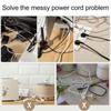 Кухонный настенный держатель для кухонной техники, фиксатор проводов, органайзер для шнуров, клипсы-держатели, намотка шнура