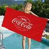 C-Coca C-cola Винтажный Логотип Микрофибра Печатное Пляжное Полотенце Альпинизм Йога Пляж Плавание Бег Впитывающее Мягкое Полотенце