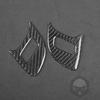 For Ford Taurus 2013- Real Carbon Fiber Stickers Door Lock Switch Panel Trim Cover Car Accessories Interior Decorative