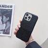 Элегантный чехол для мобильного телефона Apple 17 со вставками из страуса и крокодила, модный полупрозрачный чехол для 16pro, чехол для 15promax