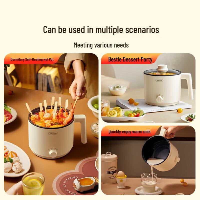 Bear 1.7L Electric Multi-Cooker CN plug (adapter included)