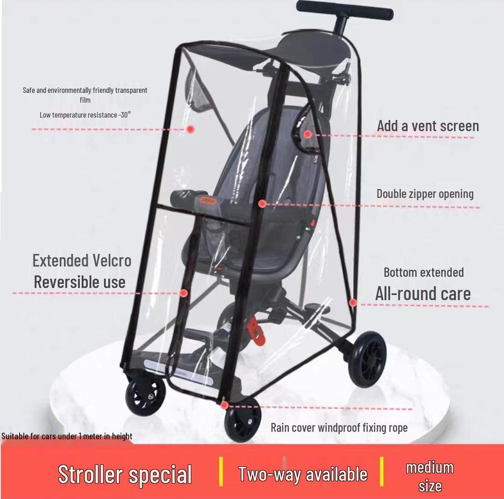 Universal Baby Stroller Rain, Wind, and Dust Cover
