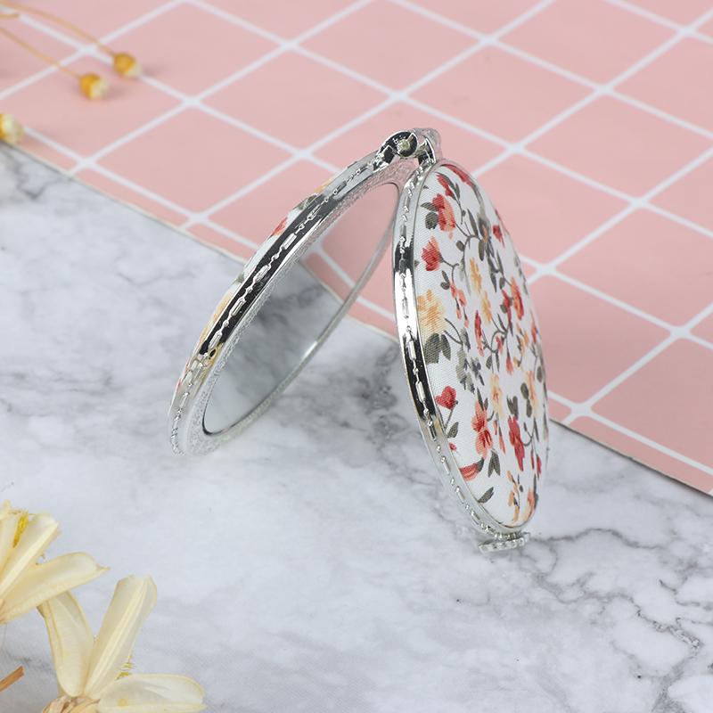 Мини-макияж, компактные карманные цветы, двухсторонние складные винтажные косметические зеркала