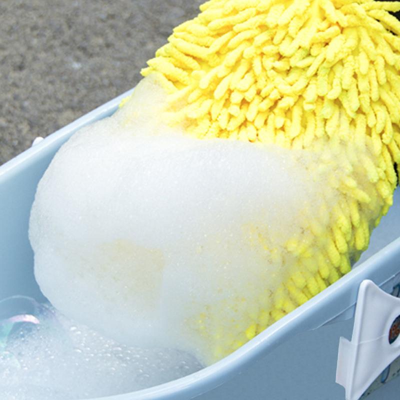 Перчатки для мытья автомобиля из микрофибры, синельные водонепроницаемые рукавицы, мягкая сетчатая задняя часть, двусторонние перчатки, рукавицы, восковая щетка для детализации, инструмент для чистки автомобиля