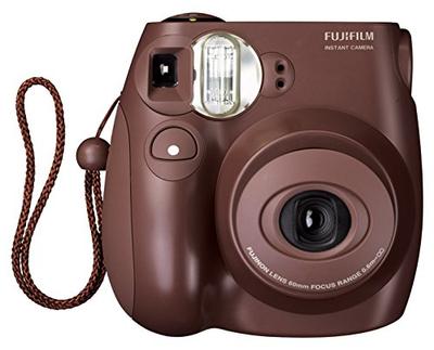 Fujifilm Фотоаппарат моментальной печати instax mini 7S chocolate INS MINI 7S CH K