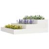VidaXL Planter White 78x78x27 Cm Solid Pine Wood 823907