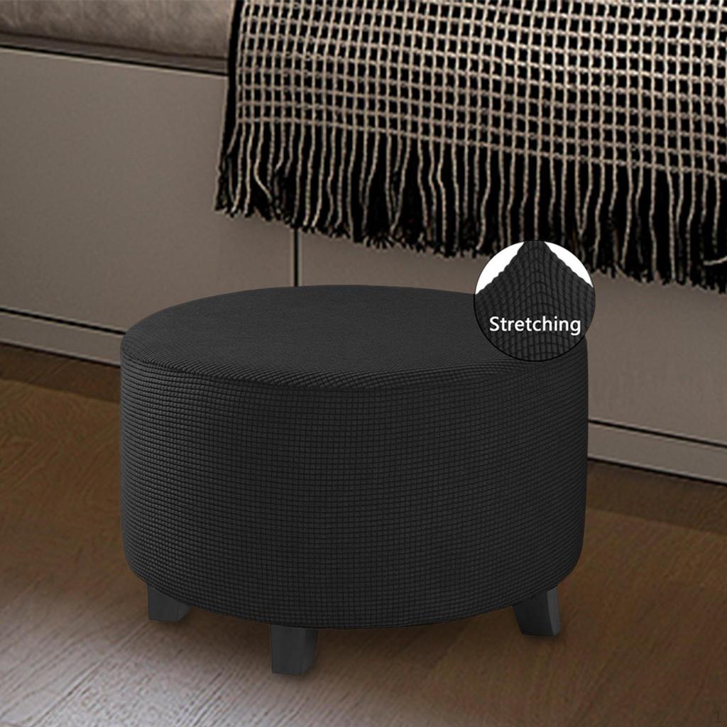 Накидка на пуфик для ног для уютного домашнего декора