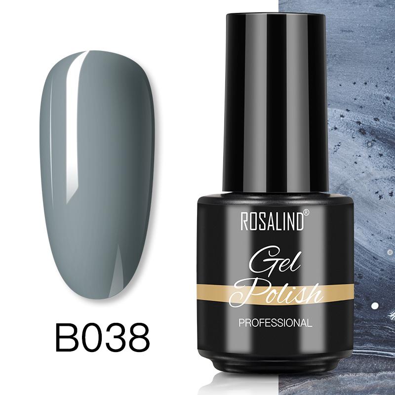 Гель-лак для ногтей ROSALIND, замачиваемый УФ-светодиодный гель-лак, полуперманентный гель-лак для ногтей для дизайна ногтей