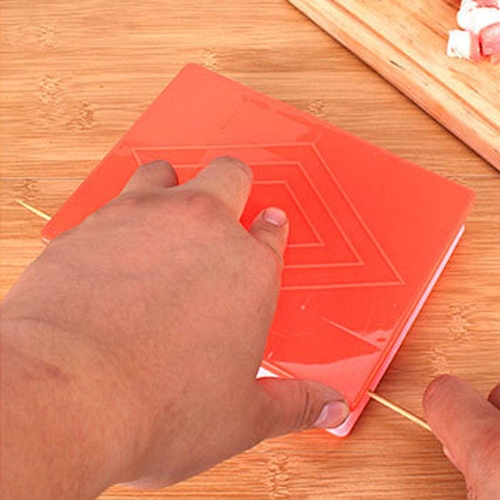 Plastic BBQ Meat Skewer Machine 4 Row Barbecue Stringer Skewer Machine Kitchen Accessories