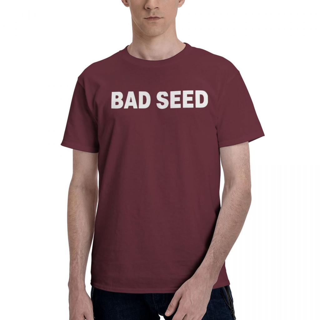 Bad Seed Band 100% Хлопок Повседневный Дышащий Удобный Мужской Топ Смешные Мужские Футболки Мужская Рубашка
