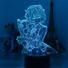 Bungo Stray Dogs Dazai Book 3D Led Аниме Лампа Ночники Иллюзия Изменение Цвета Настольная Лампа Для Украшения Спальни
