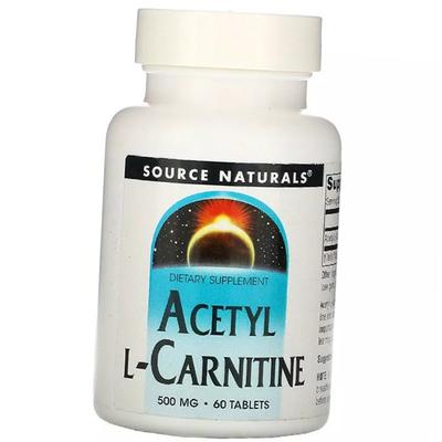 Ацетил L-карнитин, Acetyl L-Carnitine 500, 60таб (72355042)