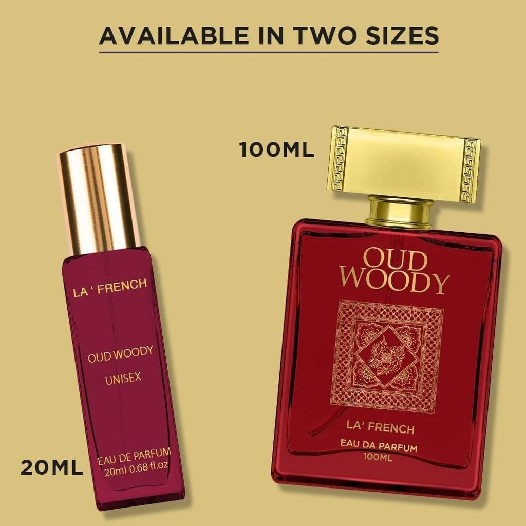 Подарочный набор духов La French Oudh 4x20 мл | Сверхстойкий парфюмированный аромат уда | Парфюмированная вода