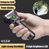 Mini Torch 6 LEDs High Brightness Outdoor Flashlight Lighting Camping Emergency USB Rechargeable Torch