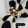 Alloy Scarf Buckle Knotting Artifact Brooches New Shawl Ring Clip  Jewelry Accessories