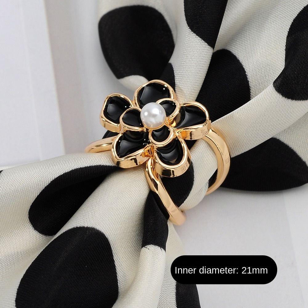 Alloy Scarf Buckle Knotting Artifact Brooches New Shawl Ring Clip Jewelry Accessories
