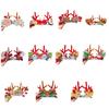 Christmas Hair Clips Antler Hair Pins Hair Accessories for Girls Toddlers Teens