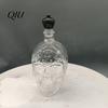 Barware Skull Decanter Whiskey Decanter, 500ml Gothic Glass Bottle with Stopper, Halloween Spirit Dispenser for Home Bar, Creepy Liquor