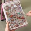 Кавайи 3D Мультяшная Миниатюрная Сцена Наклейки Книга Коллекция DIY Скрапбукинг Карманный Дом Складывающиеся Игрушки Наклейки Детские Подарки